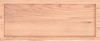 vidaXL Tischplatte Hellbraun 100x40x(2-4)cm Massivholz Eiche Behandelt 3156363 Bild 4