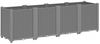 vidaXL Pflanzkübel Hellgrau 160x40x53 cm PP 367857 Bild 2