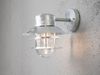 2er-Set Wandleuchten MODENA galvanisierter Stahl, E27-Sockel, Höhe 24 cm, IP44 Bild 3