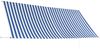 vidaXL Einziehbare Markise 350 x 150 cm Blau und Weiß 143750 Bild 3
