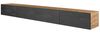 Planetmöbel TV-Schrank, Fernsehtisch 280 cm lang, TV-Board hängend oder stehend, Fernsehschrank für Wohnzimmer, 2X TV Möbel 37,8 x 140 x 32,5 cm, Gold Eiche schwarz charcoal Bild 2