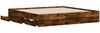 vidaXL Bettgestell mit Schubladen Räuchereiche 200x200cm Holzwerkstoff 3207249 Bild 5