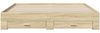 vidaXL Bettgestell mit Schubladen Sonoma-Eiche 180x200cm Holzwerkstoff 3280365 Bild 4