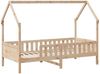 vidaXL Kinderbett mit Schubladen 90x190 cm Massivholz Kiefer 3302038 Bild 5
