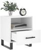 vidaXL Nachttische 2 Stk. Weiß 40x35x47,5 cm Holzwerkstoff 827485 Bild 3