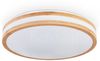 hofstein Deckenleuchte dimmbare Deckenlampe a. Metall/Holz/Kunststoff in Weiß/Natur (39 cm), LED wechselbar, 3000-6000 Kelvin, LED 2500 Lumen, 3000-6000 Kelvin, dimmbar mit Fernbedienung Bild 5