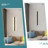 ZMH 2ER Wandlampe led Wandleuchte innen - Modern 60CM 21W Flur Up Down Warmweiß Flurlampe Wohnzimmerlampe Schwarze Bettlampe Wandbeleuchtung für Treppenhaus Wohnzimmer Kinderzimmer Schlafzimmer Bild 5
