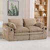 2-Sitzer Sofa B 191 x T 94 x H 85 cm aus Cord in Khaki Bild 2