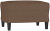 vidaXL 3-Sitzer-Sofa mit Hocker Braun 180 cm Stoff 3201138 Bild 5