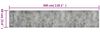 vidaXL Küchenteppich Waschbar Beton 60x300 cm Samt 136572 Bild 5