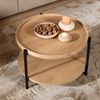 Bronx71 Couchtisch Rio rund Ø 58 cm Eiche hell Bild 4
