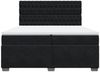 vidaXL Boxspringbett mit Matratze Schwarz 200x200 cm Samt 3291010 Bild 4