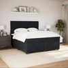vidaXL Boxspringbett mit Matratze Schwarz 200x200 cm Samt 3291010 Bild 3
