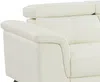 Vente-unique - BREYT Sofa Leder Weiß - B 108 cm x H 77 cm x L 170 cm Bild 5
