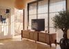 TV-Board Mango/Seegras 200x40x50 hellbraun lackiert MIZUMI #108 Bild 2