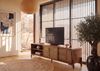 TV-Board Mango/Seegras 200x40x50 hellbraun lackiert MIZUMI #108 Bild 4