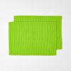 Homescapes Platzset Tischset limette im 2er-Set – 30 x 45 cm, 100% Baumwolle Bild 2