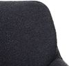 2er-Set Esszimmerstuhl HWC-N74, Küchenstuhl, drehbar Auto-Return, Stoff Bouclé (540g/m²) Öko-Tex ~ dunkelgrau Bild 5