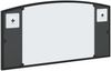 vidaXL Wandspiegel Schwarz 60x30 cm Gewölbt Eisen 358636 Bild 5