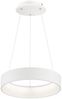 LED Hängeleuchte, dimmbar, Höhenverstellbar, weiß, D 45 cm Bild 1