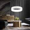 LED Hängeleuchte, dimmbar, Höhenverstellbar, weiß, D 45 cm Bild 4