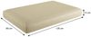 sunnypillow Palettenkissen mit abnehmbarem Bezug Kaltschaum Palettenauflage Palettenpolster Palettensofa Sitzkissen Rückenlehne Indoor Outdoor 2er Set 120x80 Cremefarben Bild 4