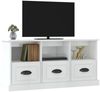 vidaXL TV-Schrank Hochglanz-Weiß 100x35x50 cm Holzwerkstoff 816290 Bild 4