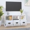 vidaXL TV-Schrank Hochglanz-Weiß 100x35x50 cm Holzwerkstoff 816290 Bild 3
