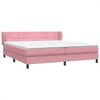 vidaXL Boxspringbett mit Matratzen Rosa 180x210 cm Samt 3317540 Bild 4
