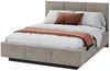 FDM Polsterbett Stauraumbett Bettgestell 90x200, 120x200, 140x200, 160x200, 180x200cm (MADE IN EU - mit hochwertigem Velours Bezug Trinity, Bettrahmen, Bett, Optional mit Matratze bestellbar, mit großen gepolsterten Kopfteil, mit Bettkasten zum aufklap... Bild 3