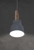 Pendelleuchte, Küchenlampe, Metall, grau matt, D 19,5 cm Bild 3