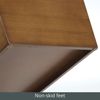 Stilvoller Abfalleimer Mülleimer mDesign Bambus-Optik Holzfaser 2er Set braun Bild 5