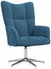 vidaXL Relaxsessel Blau Samt [328127] Bild 2