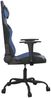 vidaXL Gaming-Stuhl mit Massagefunktion Schwarz und Blau Kunstleder 345399 Bild 4