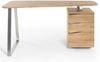 Schreibtisch >Tartu< in Asteiche geölt aus Massivholz - 150x75x67cm (BxHxT) Bild 4