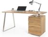 Schreibtisch >Tartu< in Asteiche geölt aus Massivholz - 150x75x67cm (BxHxT) Bild 3