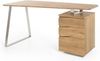 Schreibtisch >Tartu< in Asteiche geölt aus Massivholz - 150x75x67cm (BxHxT) Bild 5