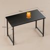 ODK Klein Schreibtisch Schwarz 100×48×74cm Computertisch Bürotisch mit Bild 3