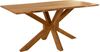 Esstisch Baumkante massiv Akazie natur 240 x 100 cm Spider-Gestell Holz natur PRAG 170251180 Bild 2