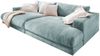 KAWOLA Big Sofa MADELINE Cord hellblau 85 x 170 x 290 cm Bild 3