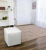 Dmora Pouf Accumoli, Mehrzwecksessel, Sitzsack, Hockerhocker, Made in Italy, 40x40 h42 cm, Weiß Bild 2