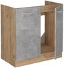 Spülenunterschrank R-Line Beton 80 cm AP Marmor Vicco Bild 5