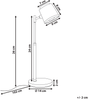 LED Schreibtischlampe LIBRA mit Dimmer Weiß Bild 2