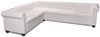 vidaXL Chesterfield-Ecksofa 6-Sitzer Kunstleder Weiß 243616 Bild 2
