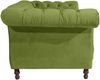 Chesterfield Sofa 2-Sitzer Kaylin Samtvelours oliv Bild 3