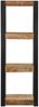 vidaXL Wandregal 35x35x100 cm Raues Massivholz Mango 4015935 Bild 2