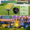 Quntis Lichterkette led lichterkette solar außen, 9/16M solarlichterkette outdoor IP44, Solarlampen Outdoor, SolarLichterkette mit Fernbedienung/Dimmbar/Timer Bild 4