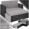tectake Loungeset Rattan Lounge, (Set, 2-tlg), 2-Sitzer Bild 5