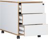 VCM Rollcontainer Salia 920748 Weiß H. 50 x B. 42 x T. 70 cm Bild 2