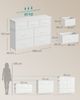 SONGMICS Kommode, Schrank, 7 Stoffschubladen, für Schlafzimmer, Flur, Wohnzimmer, weiß Bild 5